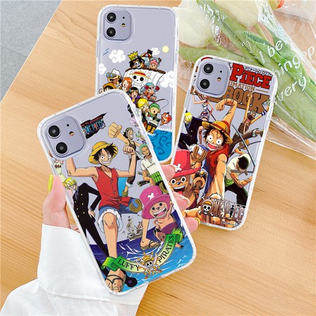 One Piece Treding Desing Luffy Chopper Transparent Casing Shockproof Soft Case Iphone SE 2020 6 6s 7