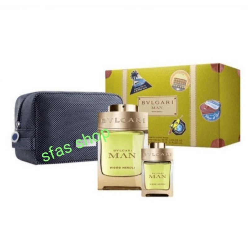 Bvlgari Man Wood Neroli for Men EDP gift set