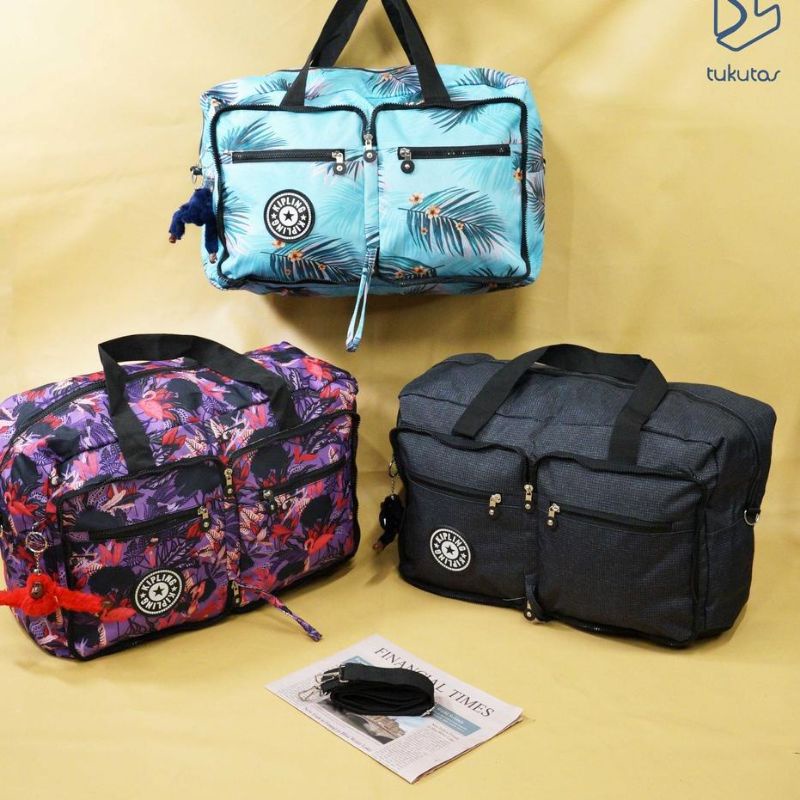 Tas Travel Jinjing Pria Berkualitas Kipling / Tas Jinjing Besar / Tas Pakaian Tas Travel