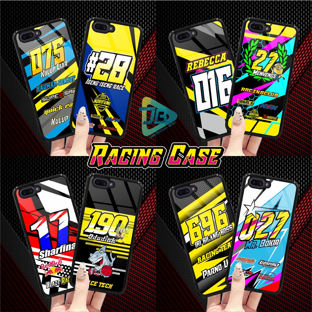 HARDCASE 2D GLOSSY RACING CASE OPPO VIVO XIAOMI SAMSUNG REALME IPHONE ALL TYPE JB4712