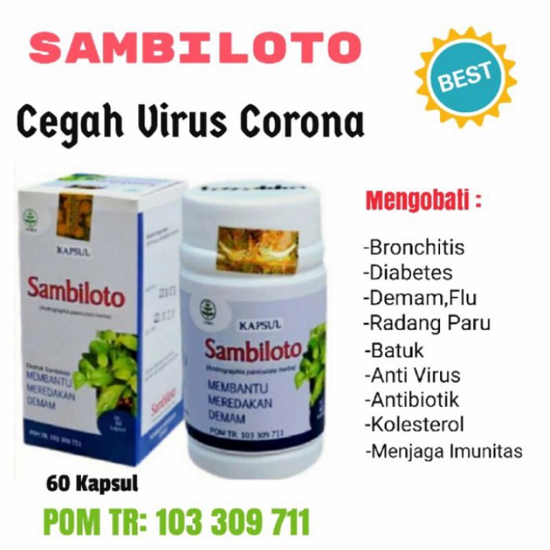 

SAMBILOTO KAPSUL TAZAKKA 60 KAPSUL