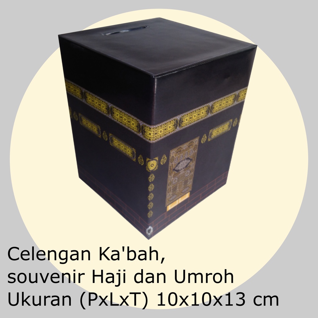 Celengan ka'bah kecil souvenir haji dan umroh