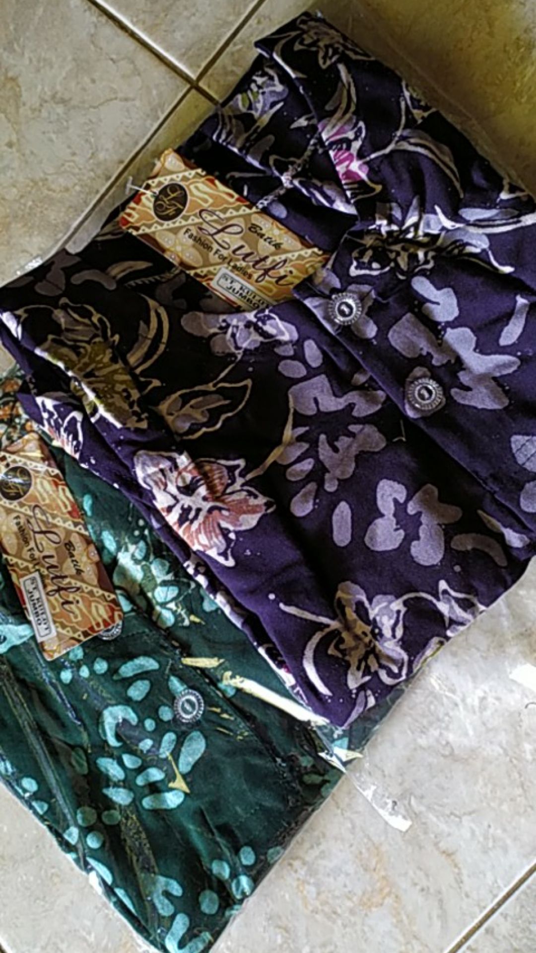 Setelan Kulot Jumbo Batik Cap