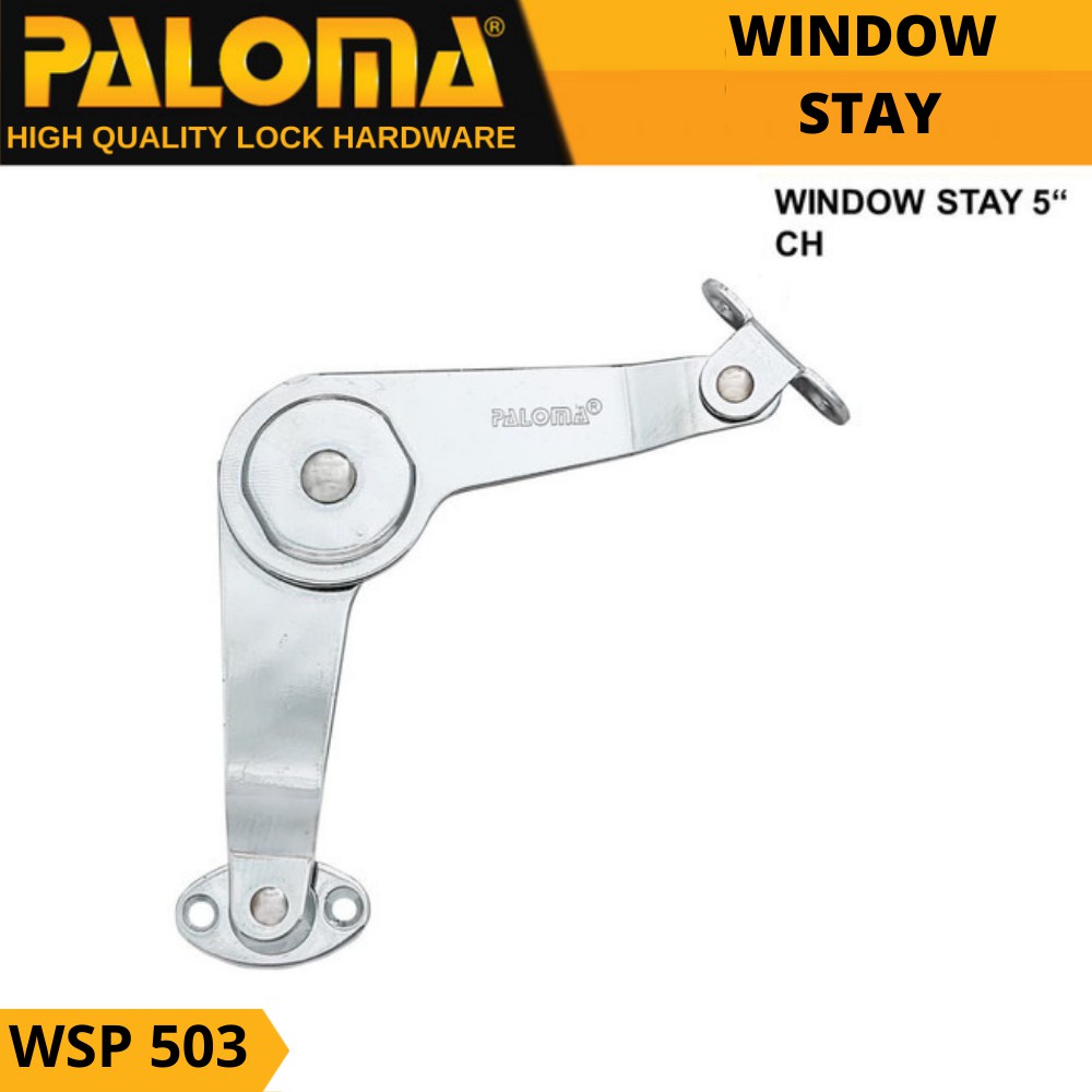 ENGSEL SALON  SIKUTAN PENAHAN JENDELA WINDOW STAY PALOMA WSP 503 5 INCH CHROME