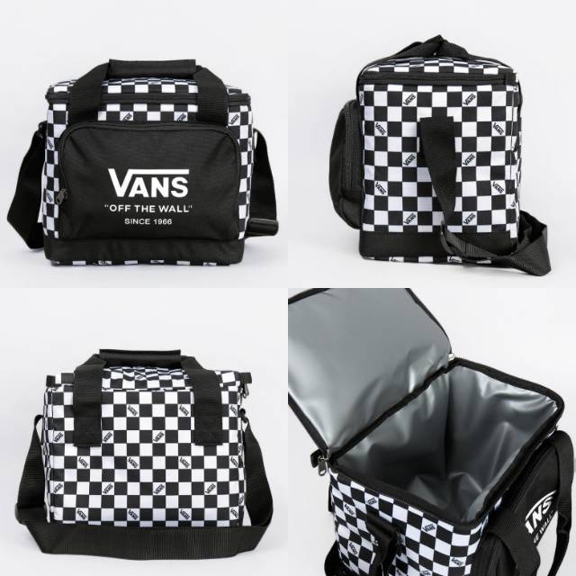 vans checkerboard cooler bag
