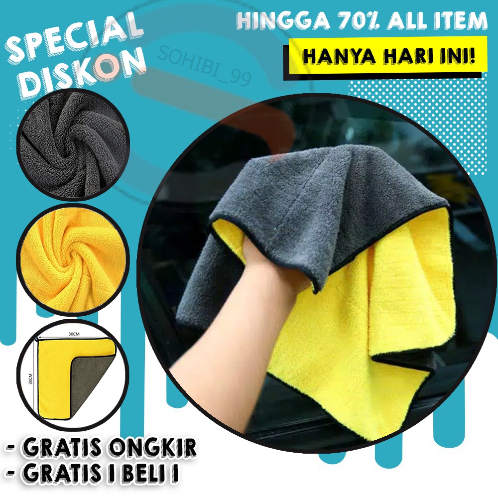 Kain Lap Detailing Lap Halus Mobil Lap Mobil Microfiber Lap Mikrofiber Kain Lap Halus Mobil Kain Lap