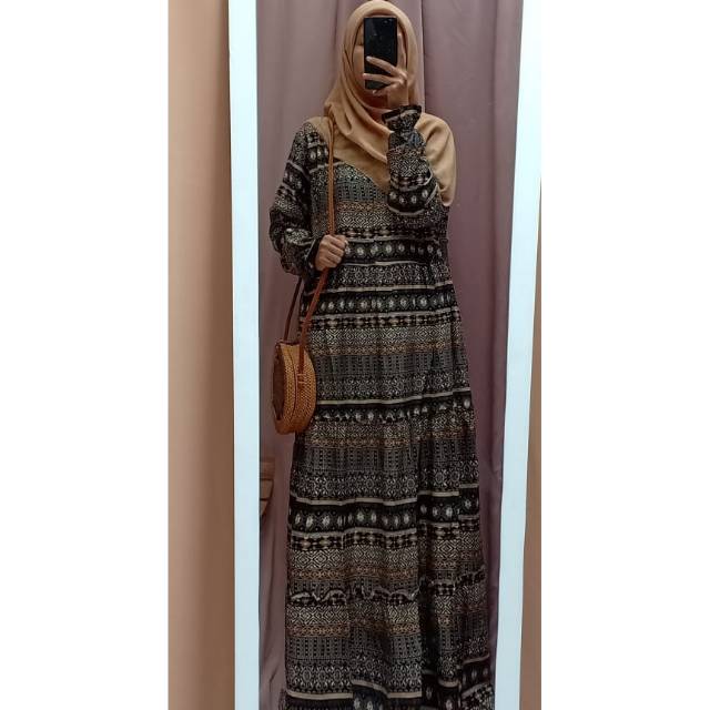 Gamis rayon etnik