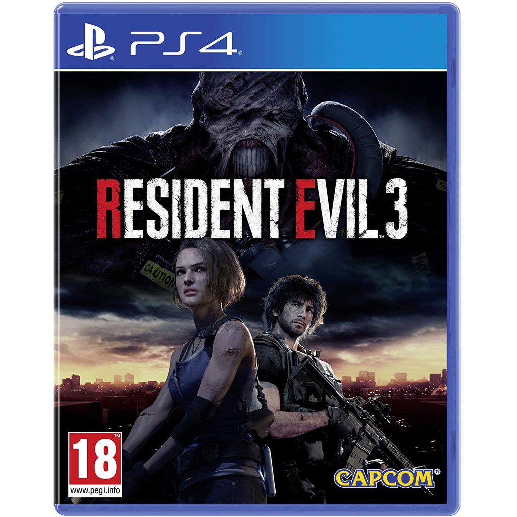 (2 Games) Resident Evil 3 Remake + RE Resistance PS4 Game Digital