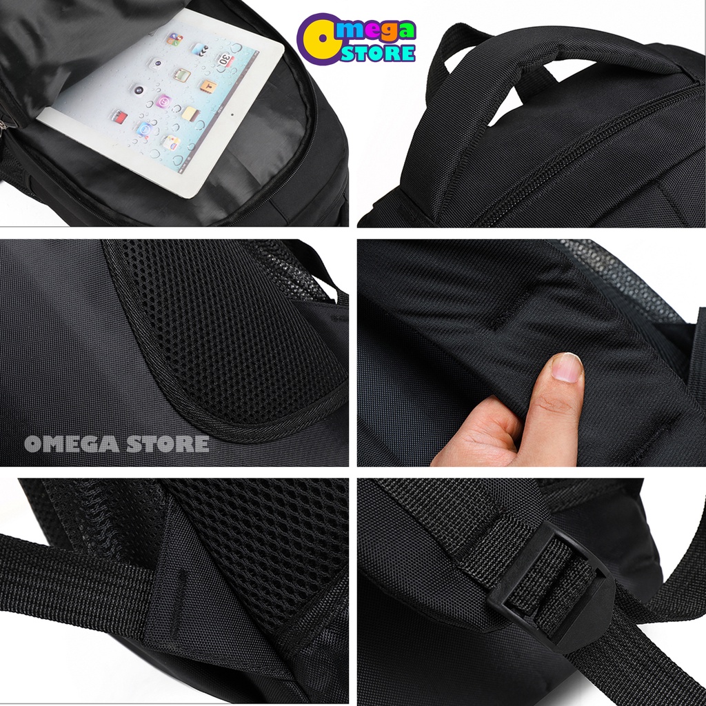 [O&amp;S] Tas Ransel Pria Kuliah Tas Sekolah Kekinian Backpack Pria Best Quality-OS127
