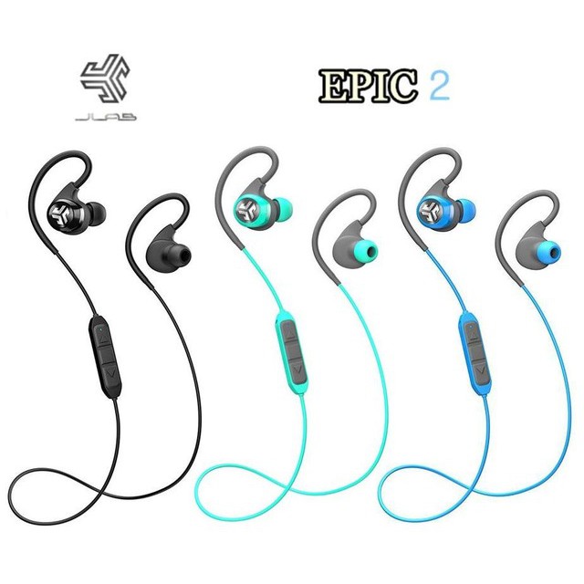 JLAB EPIC 2 EPIC2 Sport Wireless Headset Bluetooth Headphone Earphone