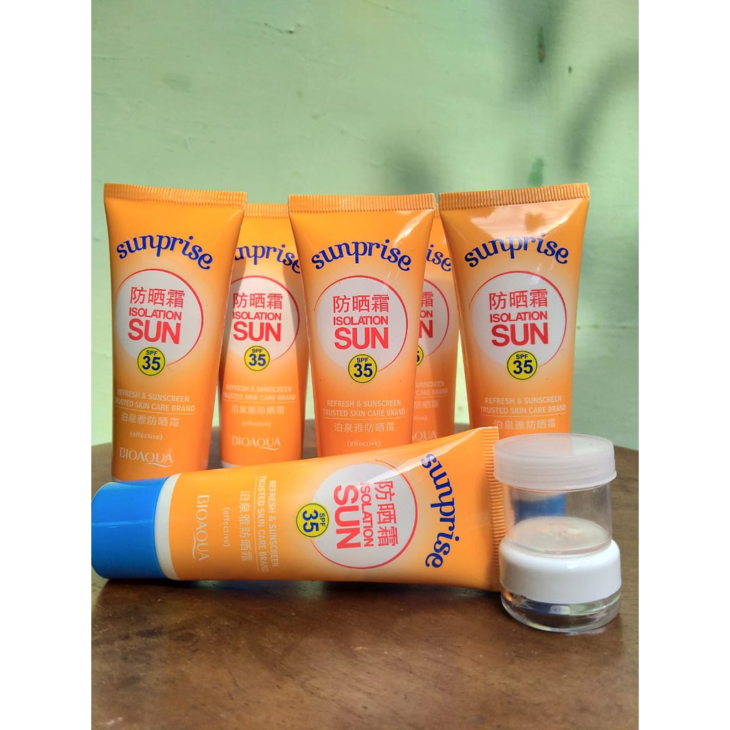 BIOAQUA SUNSCREEN SUNPRISE ISOLATION SUNBLOCK SPF 35PA++ WATERPROOF