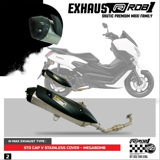 Kenalpot rob1 nmax old cup v