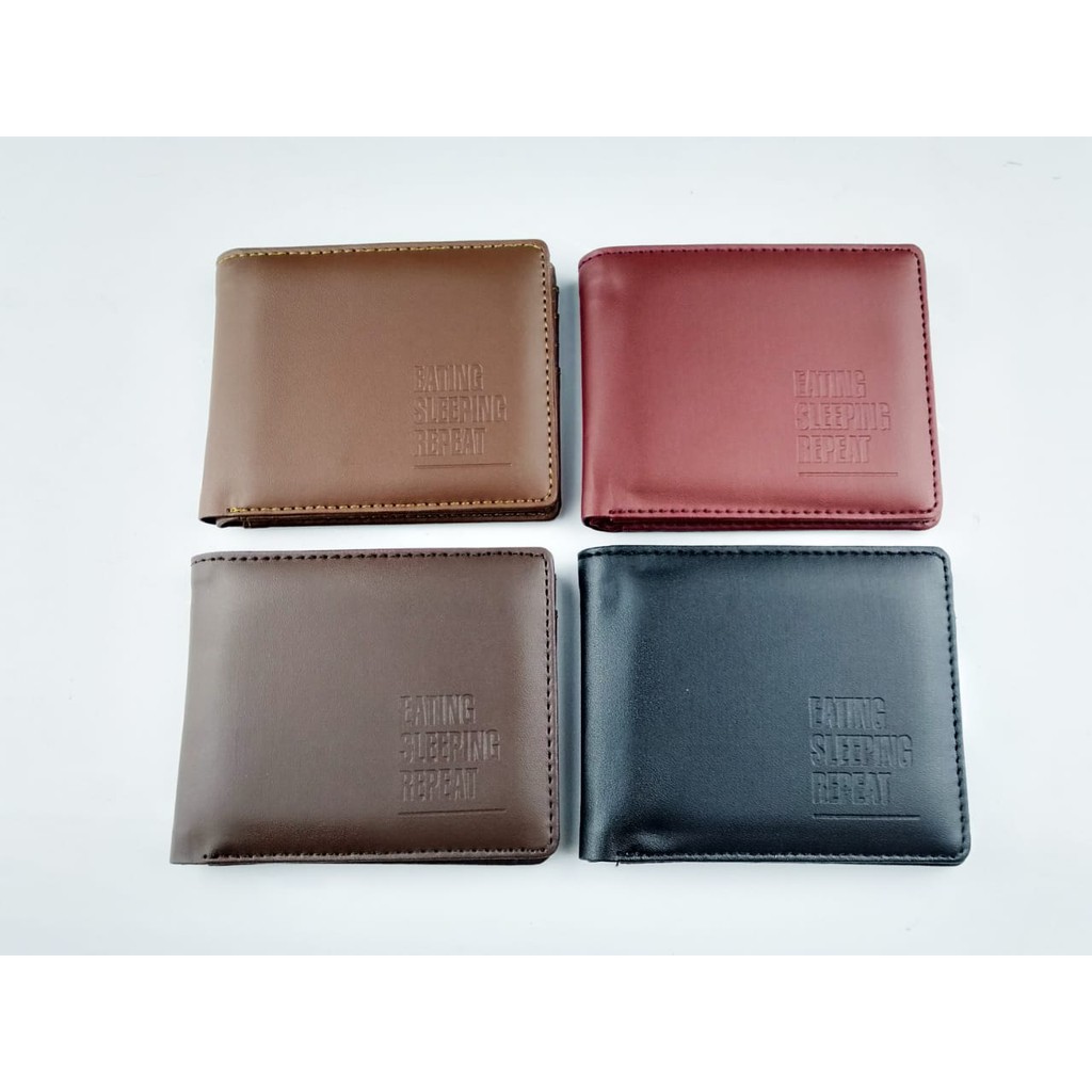 Dompet Lipat Pria murah Bahan Leather Trendi