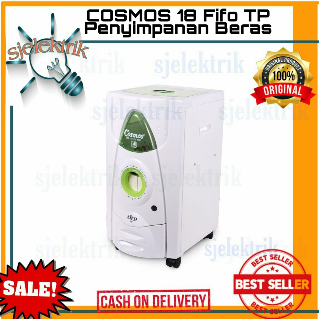 

Cosmos SPB 18 Fifo TP Sarana Penyimpanan Beras /Rice Box