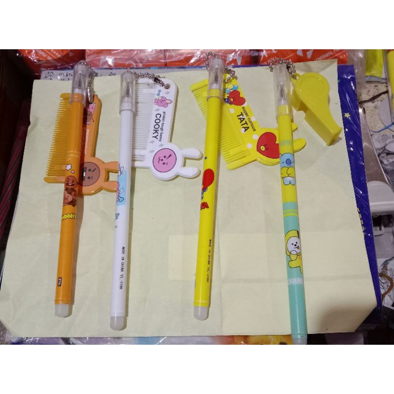 

Bolpoin BTS Sisir dan sempritan