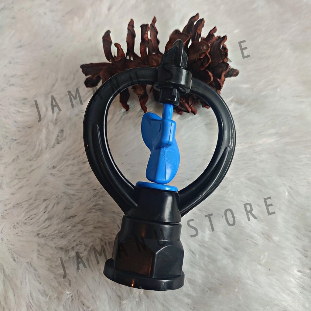 Sprinkler Kupu Hitam Biru Semprotan Taman Kebun 1/2 inch - Drat Dalam