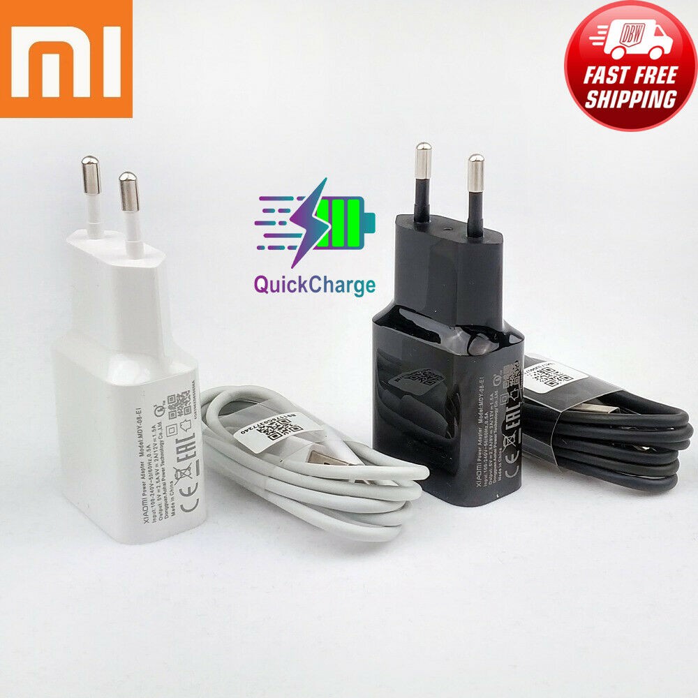 Charger Xiaomi MDY08EO Xiaomi Redmi 4X 4A Note 4 5A 4X Note 5A Original Casan White