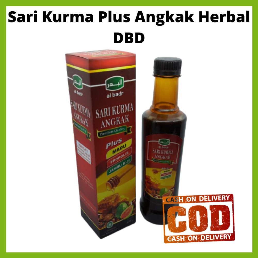 

Sari Kurma Plus Angkak Herbal DBD Menaikkan Trombosit Premium Quality Al Badr 470 gram