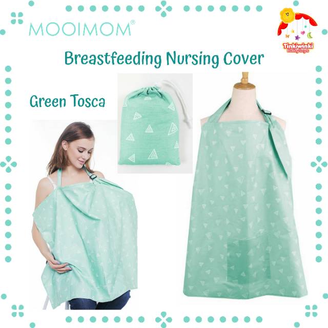 MOOIMOM BreastFeeding Nursing Cover Apron Celemek Menyusui