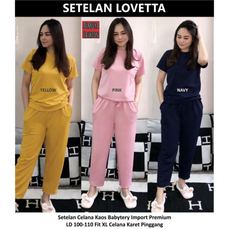Setelan lovetta by almeera