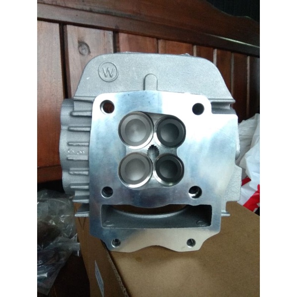 cylinder head kop  assy supra 125 kharisma 4 klep ukuran 21/24 dan 22/25