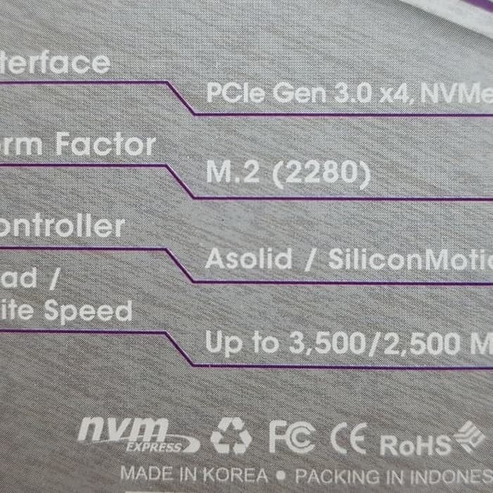 SSD M.2 NVme 256GB HYPER V-GeN