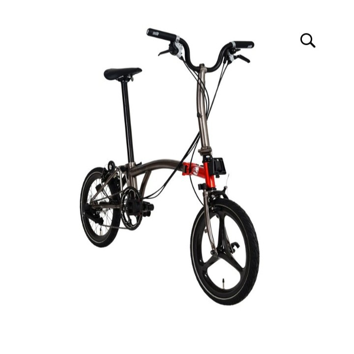 Sepeda Lipat Element Pikes GEN 2 CJ Grey Red Chicco Jerikho series 6 speed (3x2)Bonus Tas Helm Toolkit SNI-1