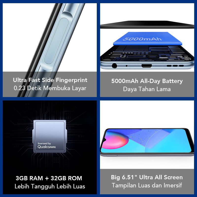 Vivo Y12s 2021 hp RAM 3G ROM 32GB promo asli 100%original baru,  VIVO Y12 VIVO Y12s-2