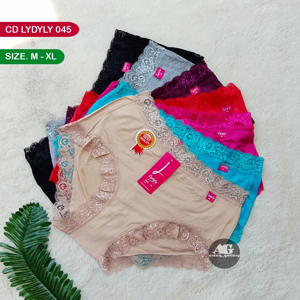 1 Pcs - CD LYDYLY LD 045 Renda | Celana dalam Lydyly  renda | pakain dalam wanita dewasa