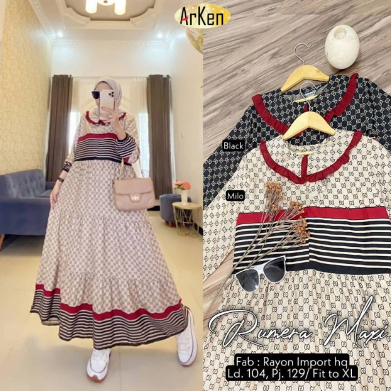 Rumera gamis dress ori arken