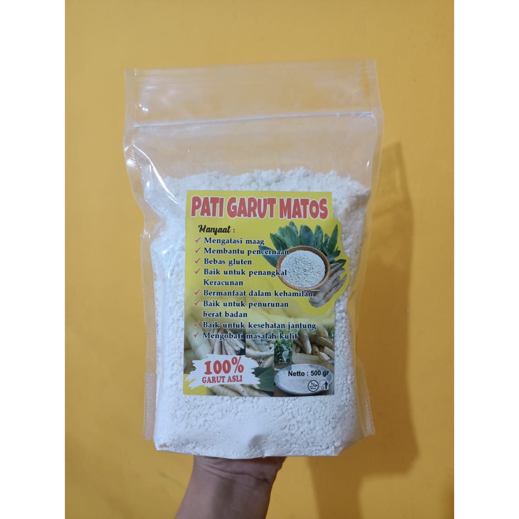 

[TMB/0467] TEPUNG PATI GARUT MATOS ASLI PRODUKSI 3 WELAS ASLI TUBAN 500 GRAM