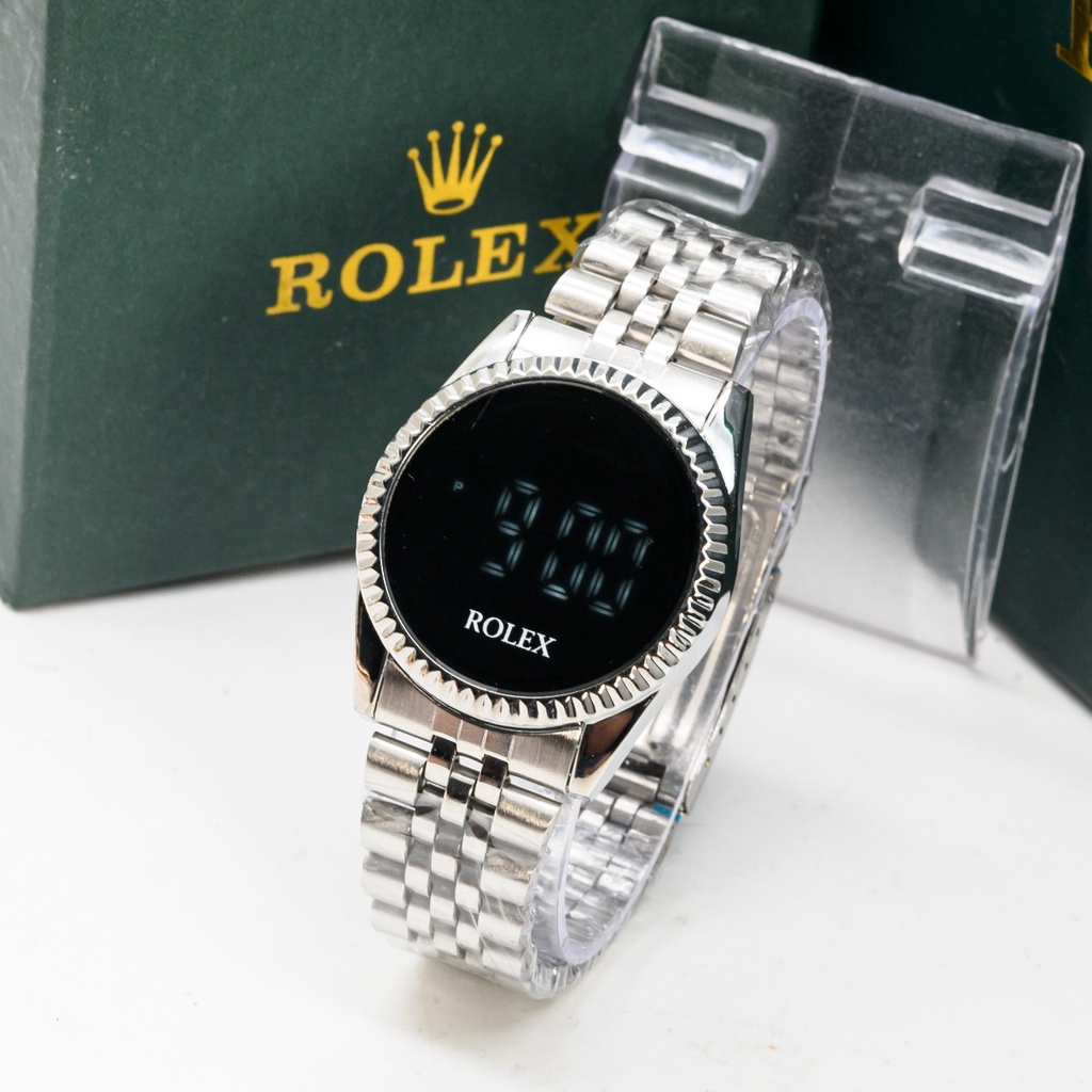 Jam Tangan Wanita Rolex Digital Rantai Paket
