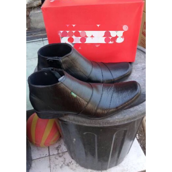 Sepatu pdh dinas kulit asli sepatu boots  pantopel fantopel kulit asli