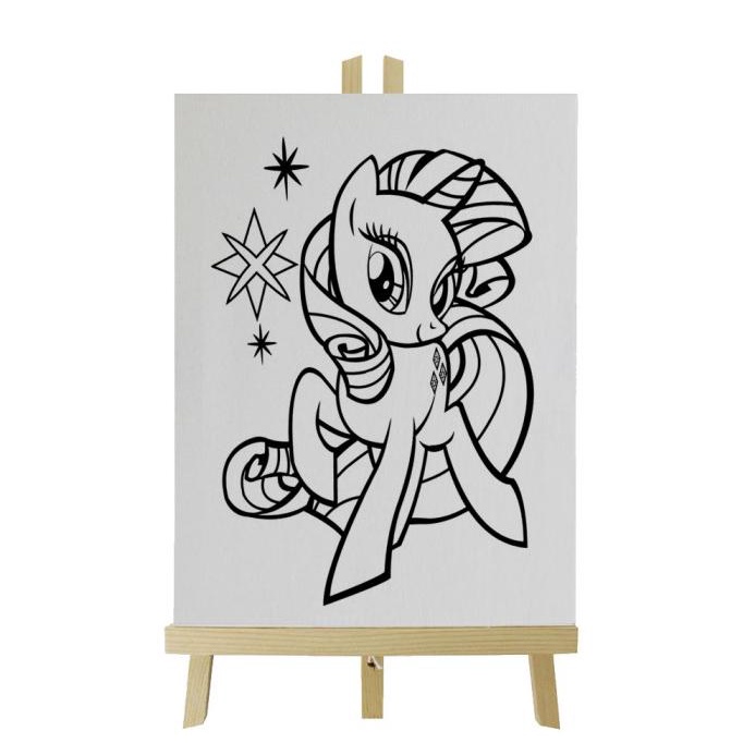 

Kanvas Drawing Pony Canterlot Seaquestria Castle 30x40cm MEL1157
