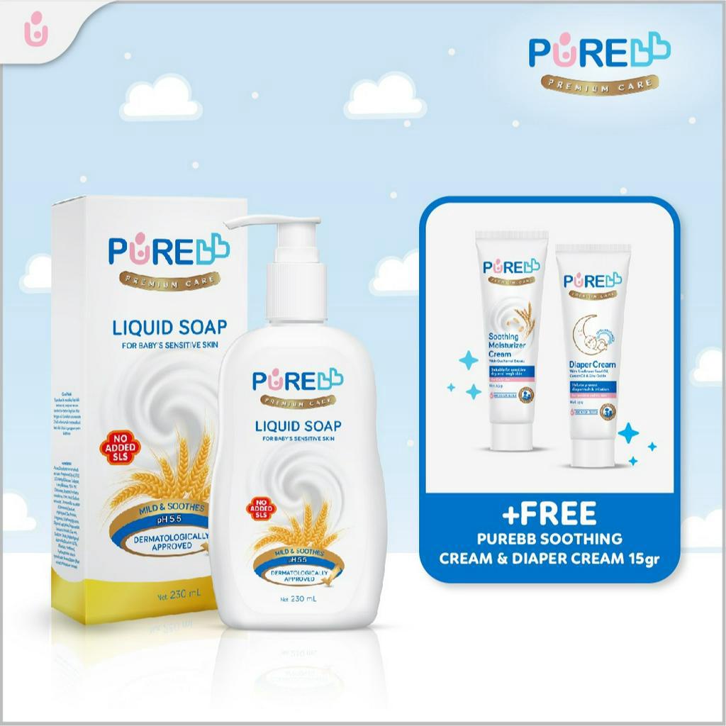 PURE BB LIQUID SOAP 230ML