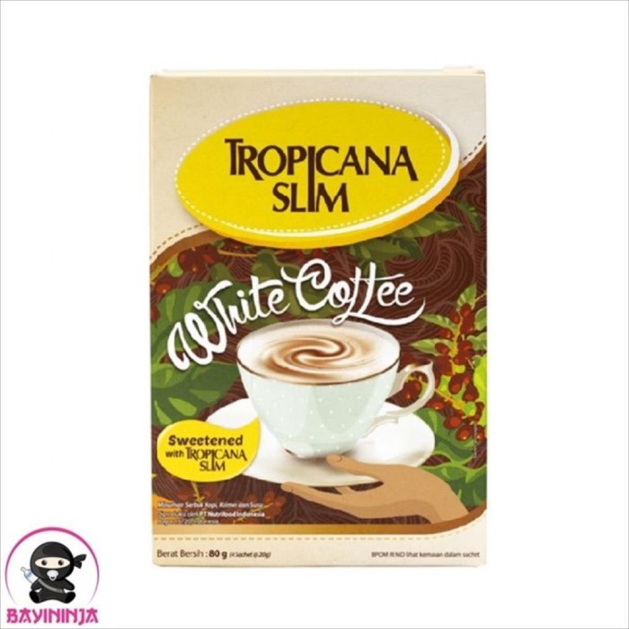 

TROPICANA SLIM White Coffe 4 x 20 g T-Ninjabayi 01