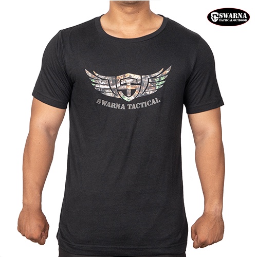 {Buy 1 GET 1} Swarna Tactical -  T-Shirt Wings Brimob - Short Sleeve