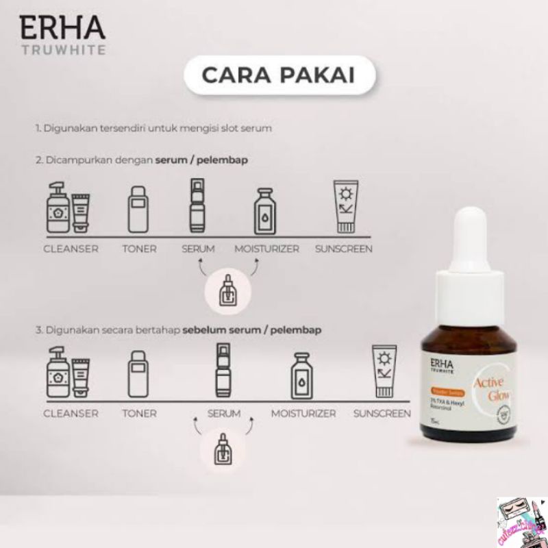 ☃Cutezz_Ching1☃Erha Truwhite Active Glow Booster Serum 15ml