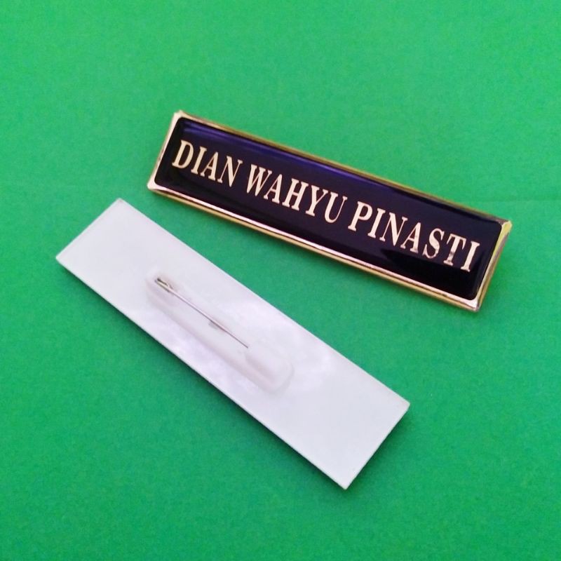 

NameTag,Nama Dada, cemity resin, PNS, P3K,PERANGKAT DESA DLL