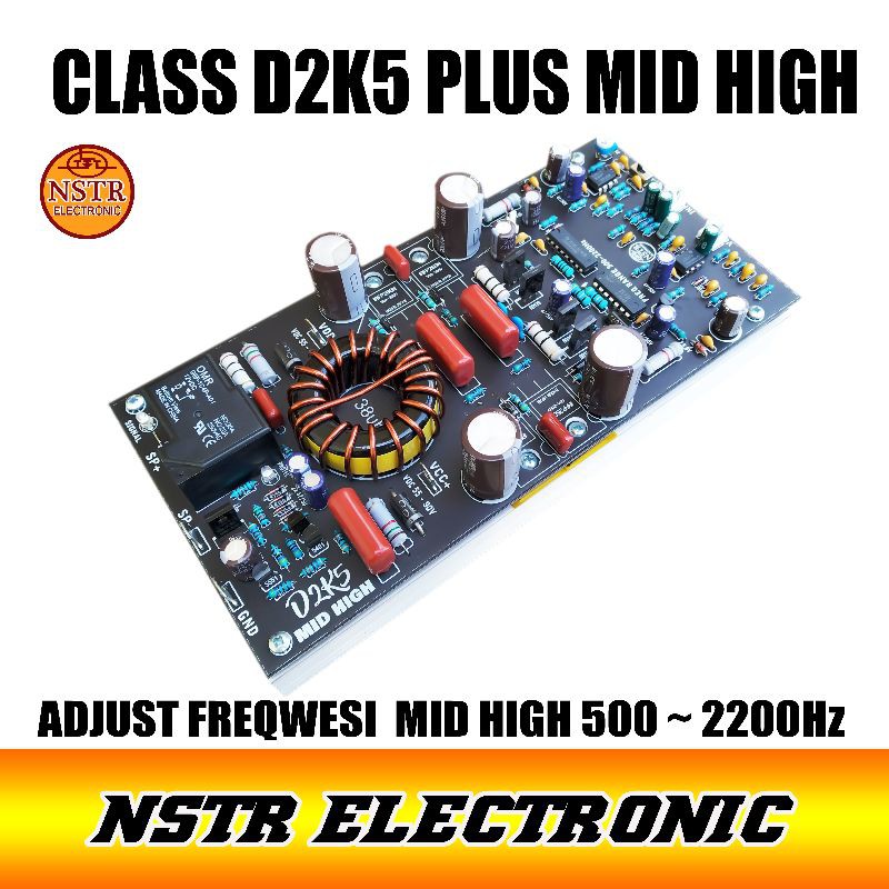 Class D 2K5 RMS 2500WATT FITUR SUB DAN MID