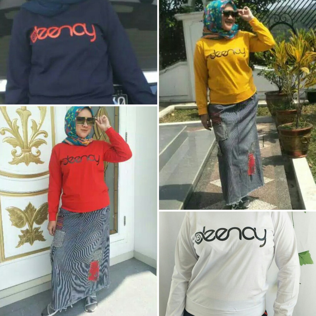 Kaos  Deenay  Premium Atasan Lengan Panjang Shopee Indonesia