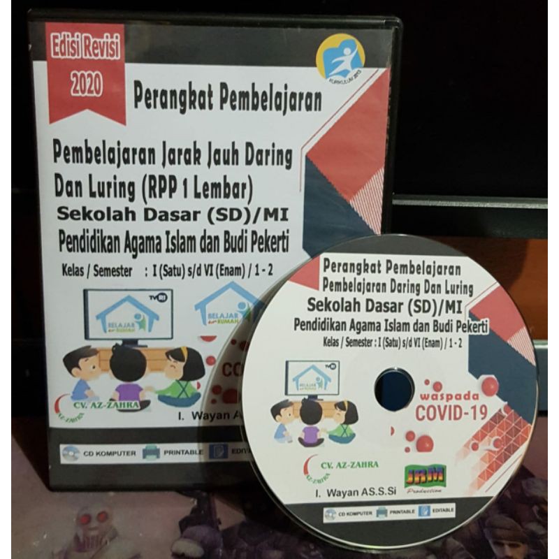 Rpp Daring Luring Pai Sd Kelas 1 6 Semester 1 Dan 2 K 13 Revisi 2020 Shopee Indonesia