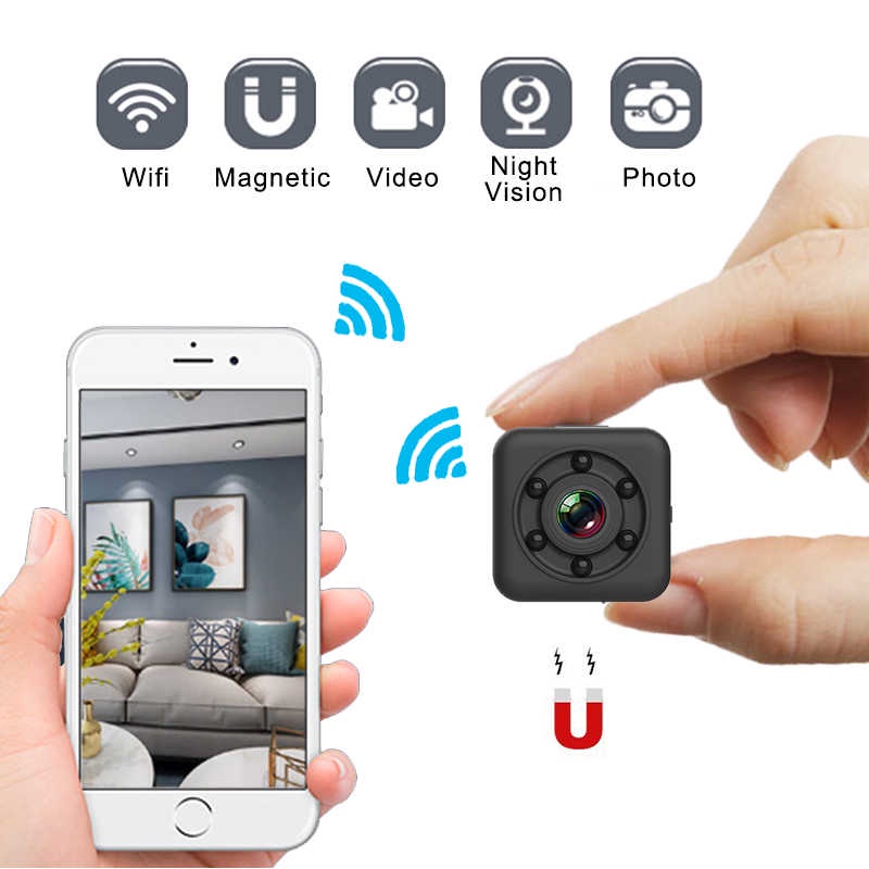 KAMERA KECIL TERSEMBUNYI PENGINTAI TANPA KABEL CAMERA CCTV MINI WIFI CONNECT HP NIGHT VISION SPYCAM SPY IP CAM HIDDEN CAMERA MATAMATA PENGINTIP TERHUBUNG HP WIRELESS ALAT KEAMANAN RUMAH JS73