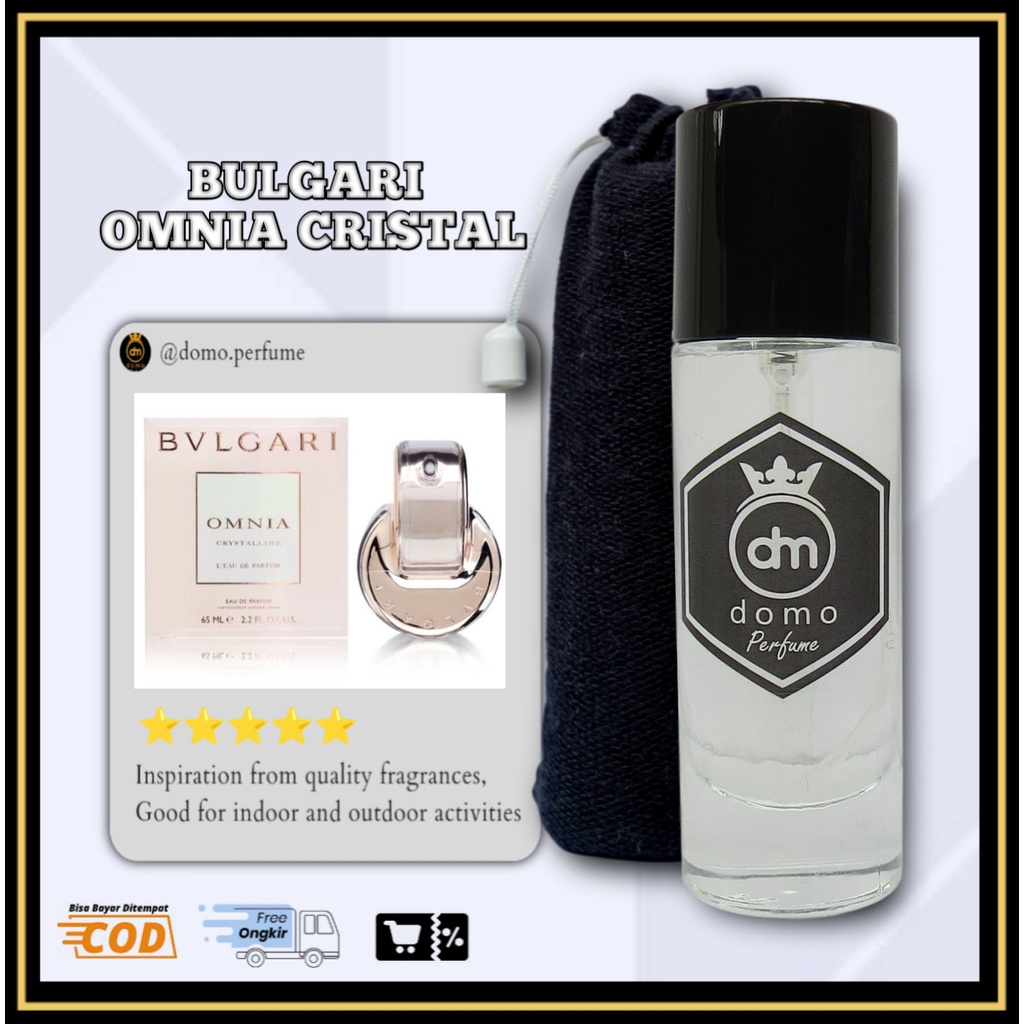 Parfum BULGARI OMNIA CRISTAL/Parfum Wanita Fresh/Tahan Lama/Parfum Non Alkohol
