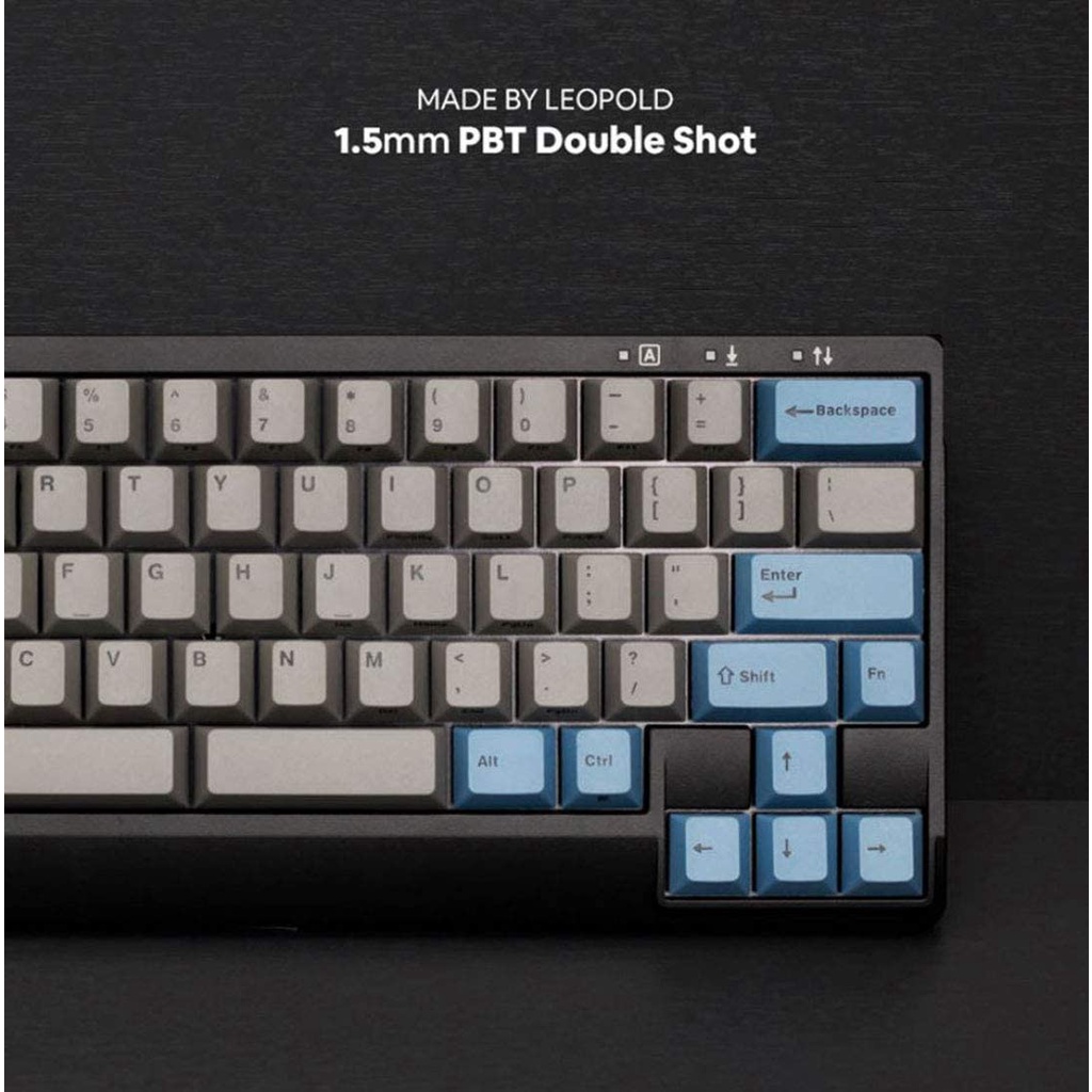 Leopold FC650MDS Grey Blue Double Space Mechanical Gaming Keyboard