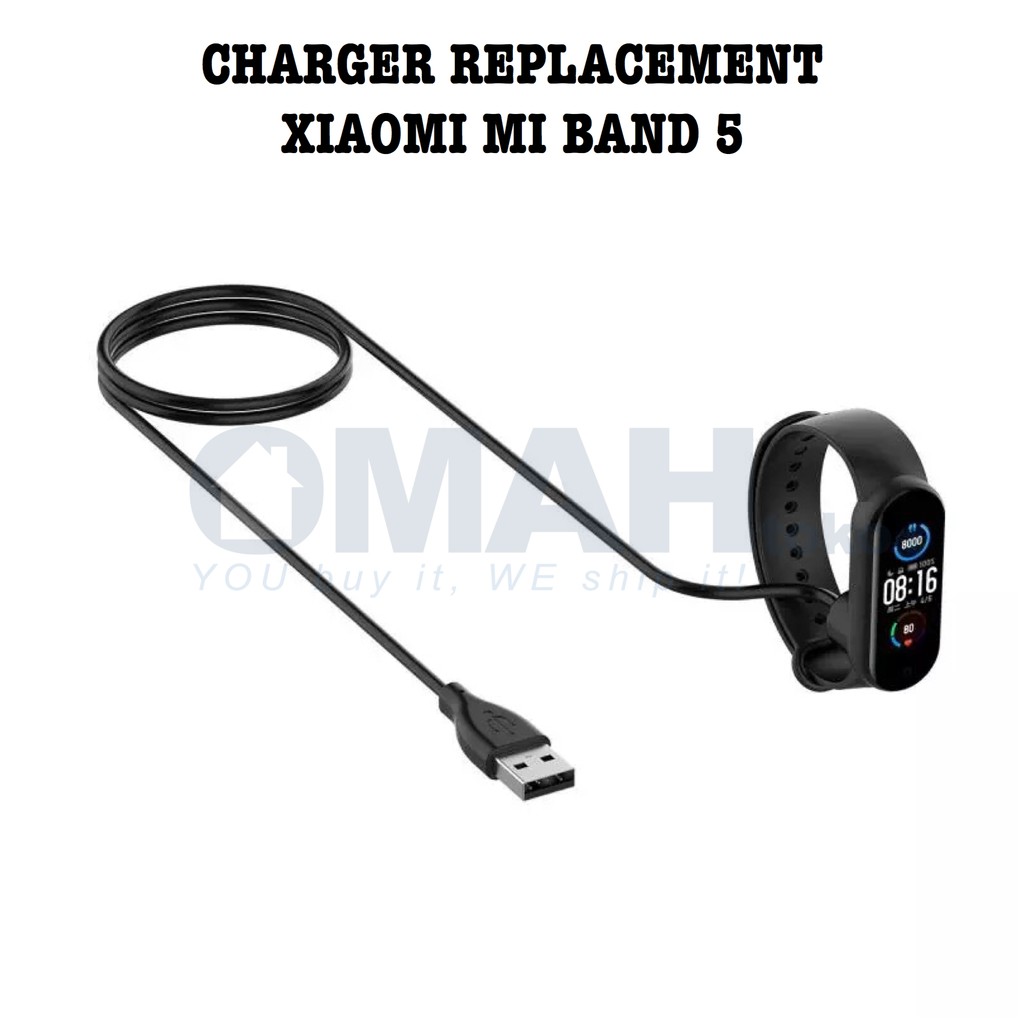 Charger Xiaomi Mi Band 5 Mi Band 6 Magnetic Cable Replacement Kabel Charger Pengganti