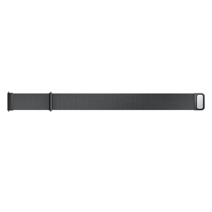 Tali Jam Strap Milanese Loop Watchband Stainless 22mm Asus Zenwatch 2 - Hitam