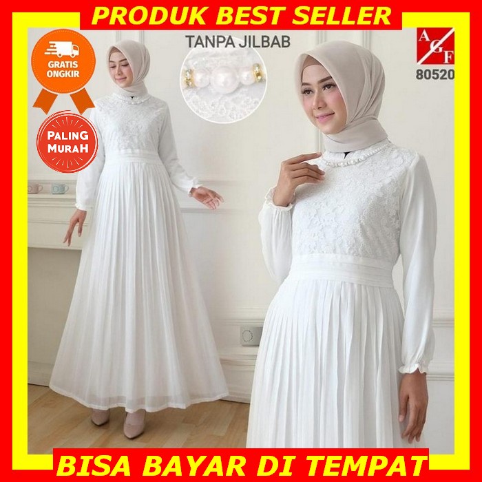 Hs - Terbaru Busana Muslim Gamis Murah Gaun Pesta Muslimah Baju Pesta Wanita Kondangan Mewah Jumbo A