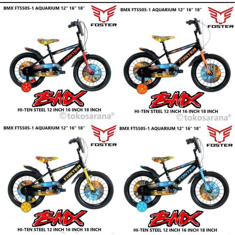 Sepeda BMX anak 18 inch laki centrum CT 2006 foster