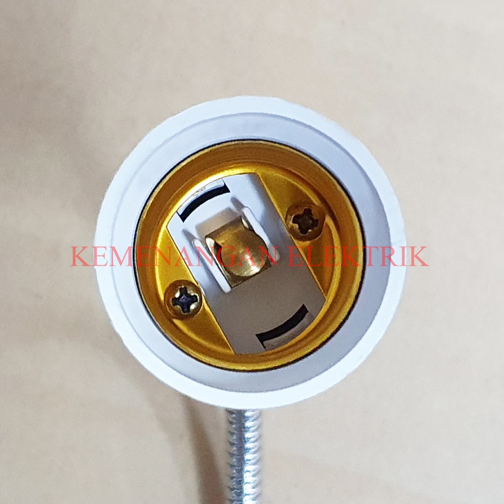 LAMPU MEJA JEPIT FLEXIBLE FITTING E27 / CLAMP FLEKSIBEL FITING E27 / LAMPU BACA PAMERAN SERBAGUNA